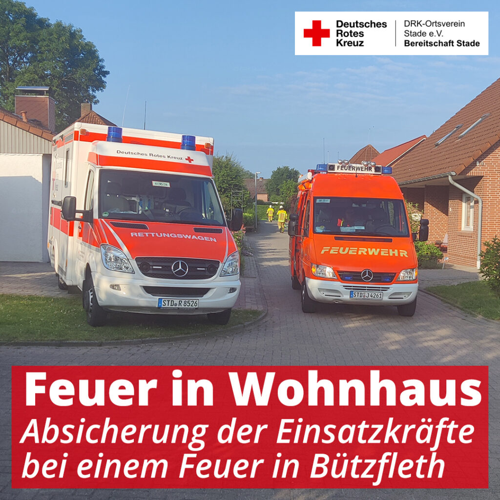 2021-06-26 - Einsatz Feuer in Wohnhaus in Bützfleth - 1 - mah