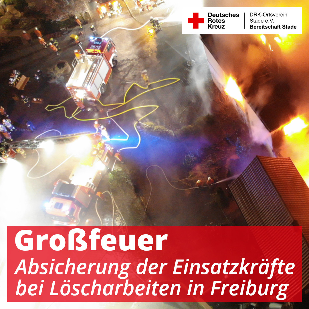 Großfeuer in Freiburg