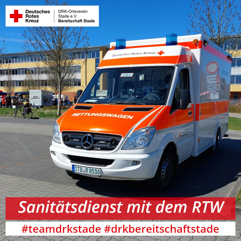 Sanitätsdienst mit dem RTW
