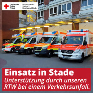 6 Einsätze in 3 Tagen: Verkehrsunfall, Schwerlasttransport in Stade und Feuer in Harsefeld