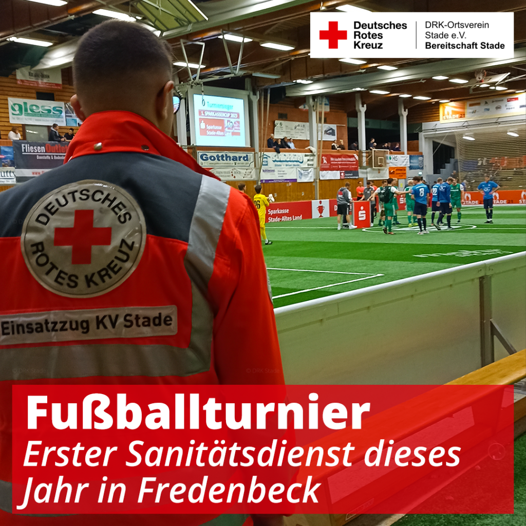 Fußballturnier: Erster Sanitätsdienst dieses Jahr in Fredenbeck